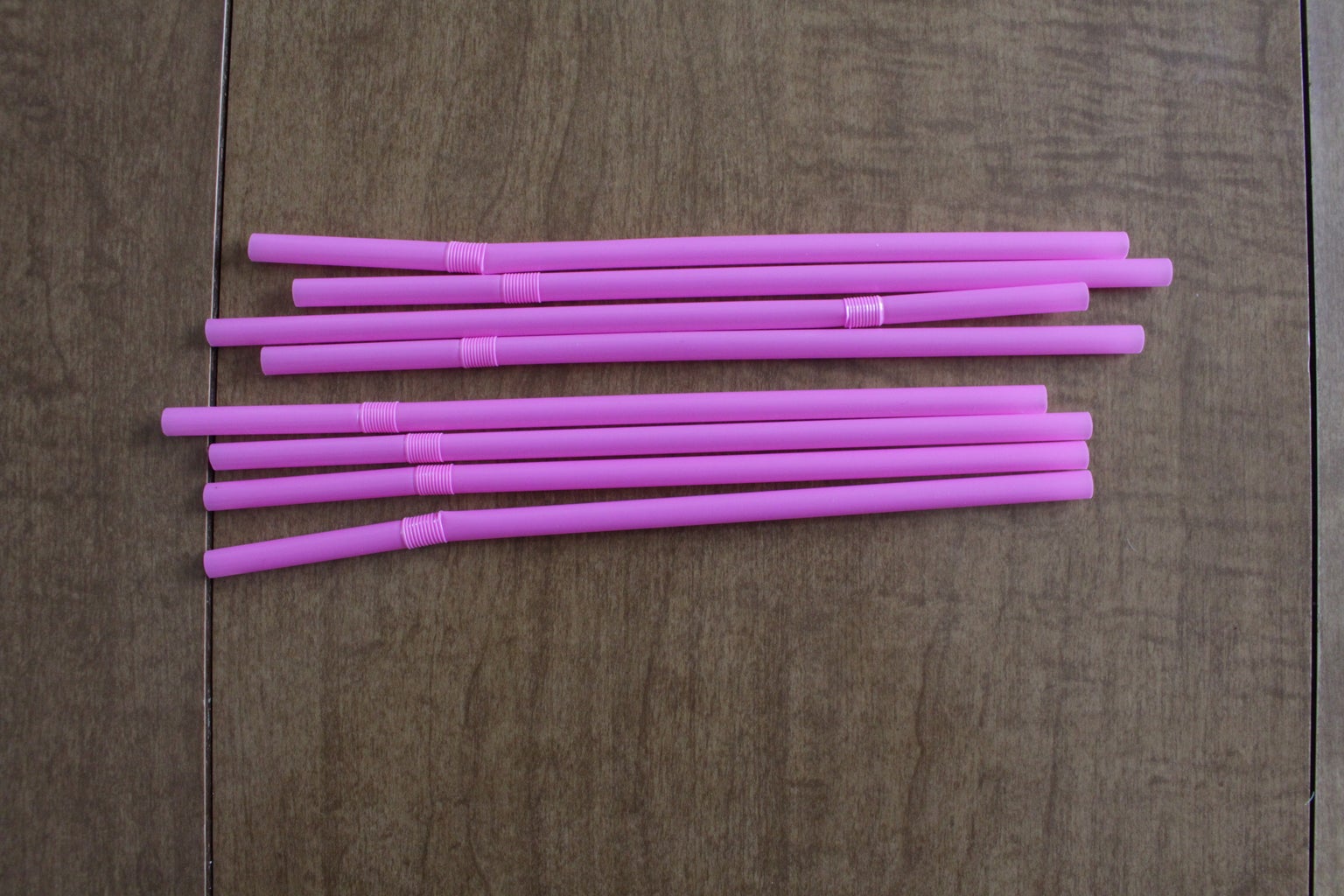 Straws Plastic Flex Std 20cm Lavender Pk 100